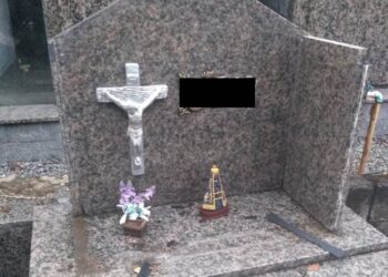 [Fotos] Cemitério do Rio Branco, em Guaramirim, é alvo de furto