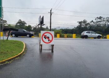 Mudança importante é feita no trânsito da BR-280, em Guaramirim