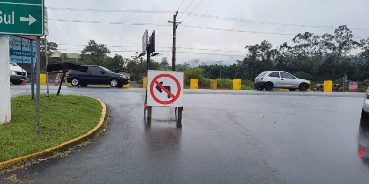 Mudança importante é feita no trânsito da BR-280, em Guaramirim