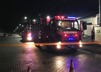 Incêndio é registrado em residência em Schroeder