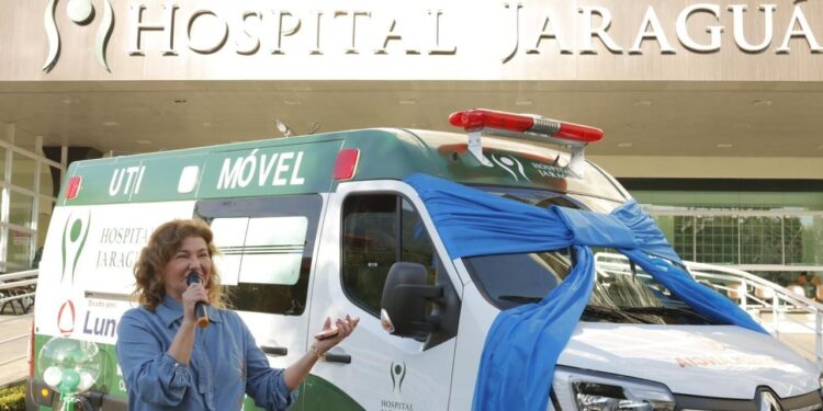 Empresa Lunelli faz doação de ambulância para auxiliar no suporte avançado do Hospital Jaraguá