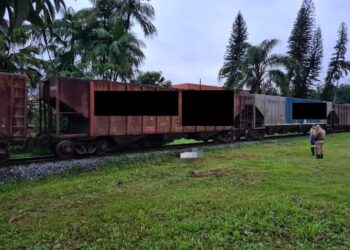Homem morre após ser atropelado pelo trem em Jaraguá do Sul
