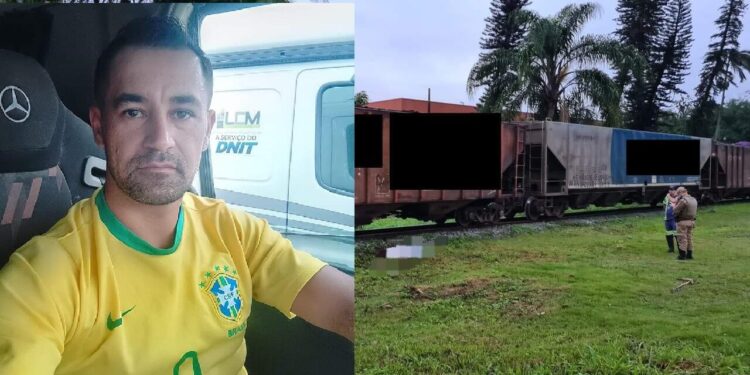 Identificado homem que morreu atropelado por trem em Jaraguá do Sul