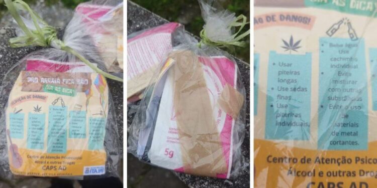 Itajaí distribui seda para maconha e lubrificante a usuários de drogas