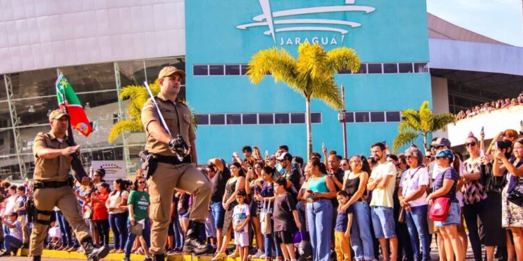 Tudo pronto para o desfile de 147 anos de Jaraguá do Sul
