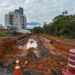 Trecho II da rua 13 de Maio, em Jaraguá do Sul, está com 30% de execução
