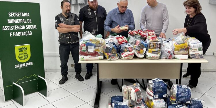 Prefeitura de Jaraguá do Sul repassa alimentos para entidade beneficente