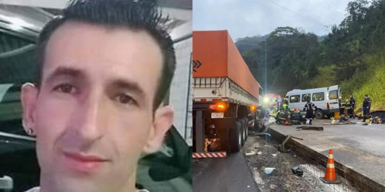 Morre quarta vítima de acidente entre caminhão e van na BR-470 em Blumenau
