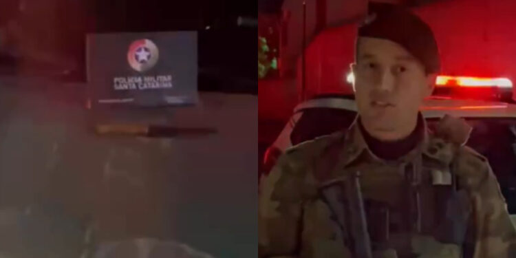 [Vídeo] Homem rouba celular e carro, mas é pego pela PM em Jaraguá do Sul