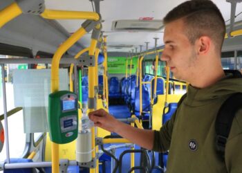 Reconhecimento facial em ônibus completa um ano em Jaraguá