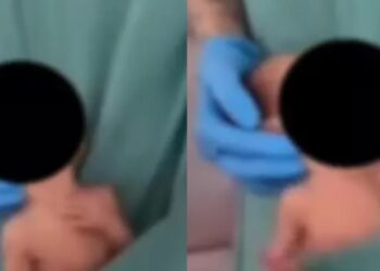 [Vídeo] Funcionária dança com recém-nascido no bolso em maternidade de SC