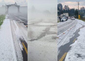 Quatro municípios de SC foram afetados por queda de granizo desta terça-feira
