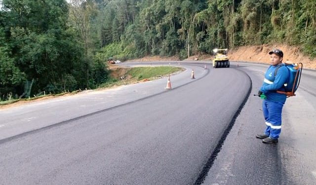 Governo do Estado investe R$ 38 milhões na revitalização da SC-110, entre Jaraguá e Pomerode