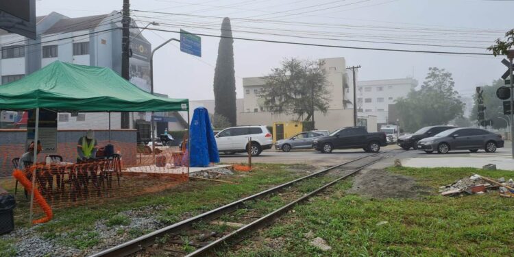 Cancelas de trem serão construídas em Jaraguá do Sul