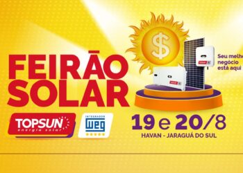 Topsun realiza Feirão Solar neste fim de semana em Jaraguá do Sul