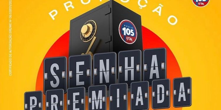 Saiu a ganhadora da promoção “Senha Premiada” da 105 FM