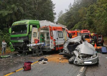 Homem morre em grave acidente em SC