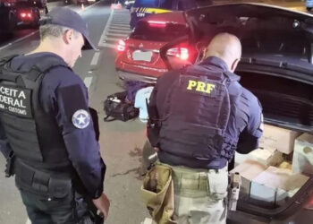 Família flagrada com 145 garrafas de vinho em Joinville diz que era para consumo próprio