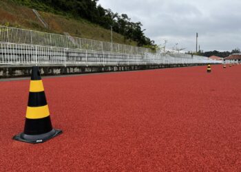 Pista de atletismo de Jaraguá terá cobertura na arquibancada e lanchonete