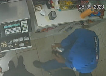 [Vídeo] Bandido assalta mercado em Guaramirim