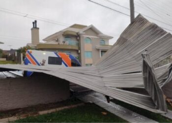 Defesa Civil registra ventos de 113 km/h em SC