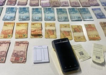 PM apreende mais de R$ 10 mil e equipamentos de jogos de azar em Jaraguá do Sul