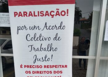 Trabalhadores da Celesc de Jaraguá e região fazem paralisação nesta quarta-feira (13)