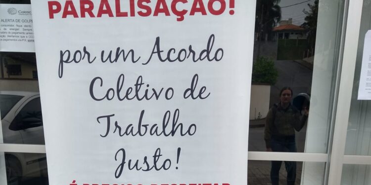 Trabalhadores da Celesc de Jaraguá e região fazem paralisação nesta quarta-feira (13)
