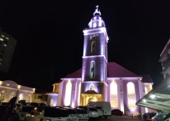 [Fotos] Restauração da Igreja Apóstolo Pedro é inaugurada em Jaraguá do Sul