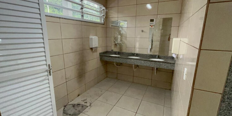 Vândalos depredam estruturas do Parque da Inovação, em Jaraguá do Sul