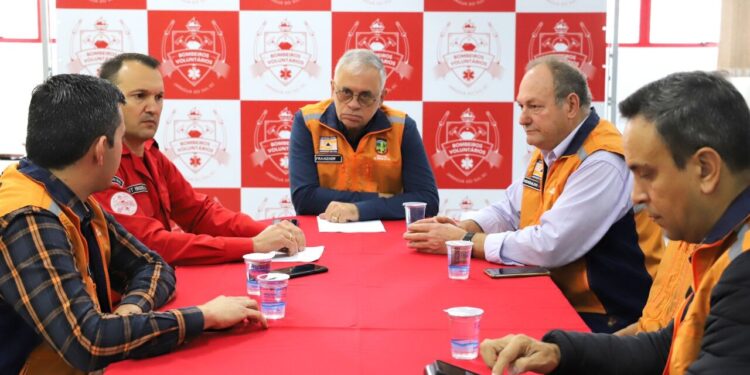 Prefeito de Jaraguá do Sul reúne Grupo de Resposta e Ações Coordenadas