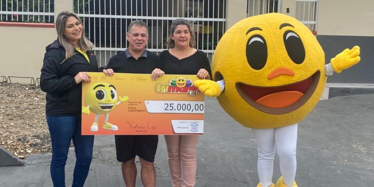 Morador de Jaraguá do Sul ganha prêmio de R$ 25 mil na Trimania