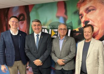 Deputado Lunelli e prefeito Jair Franzner cumprem agenda em busca de recursos para Jaraguá do Sul