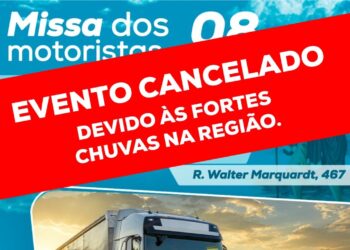 Posto Mime adia Missa dos Caminhoneiros, que aconteceria neste domingo (08) em Jaraguá do Sul