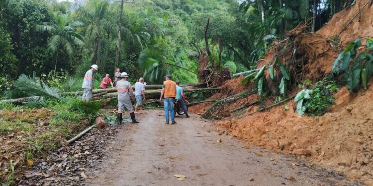 Estrada de Jaraguá do Sul está interditada