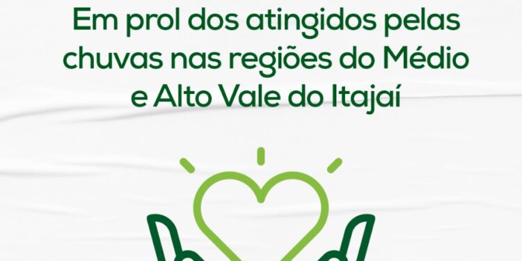Campanha em Jaraguá continua para arrecadar materiais de higiene e limpeza para atingidos por enchentes