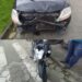 Motociclista fica ferido após bater contra carro em Jaraguá do Sul