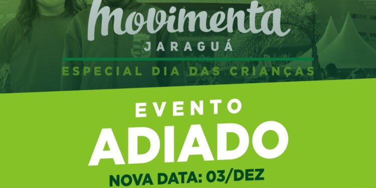 Movimenta Jaraguá, especial Dia das Crianças, é adiado para dezembro