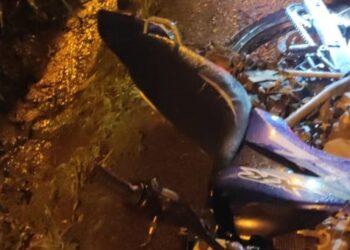 Motociclista é resgatado após grave acidente em Guaramirim