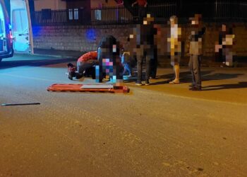 Motociclista fica gravemente ferida após colisão em Jaraguá do Sul