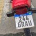 Jovem é preso por circular com placa de moto adulterada, em Guaramirim