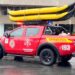 Bombeiros resgatam pessoa no rio em Jaraguá do Sul