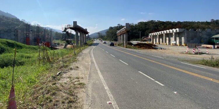 DNIT alerta para alteração de tráfego na Rodovia do Arroz, em Guaramirim