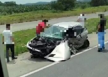 Helicóptero Águia é acionado para atender grave acidente na BR-280, em Guaramirim