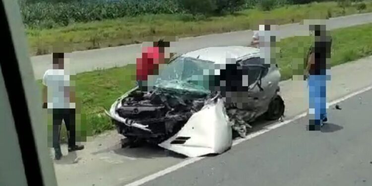 Helicóptero Águia é acionado para atender grave acidente na BR-280, em Guaramirim