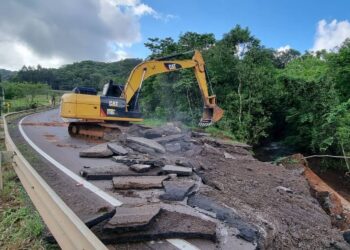 Governo do Estado começa recuperação em rodovias com estragos em função das chuvas