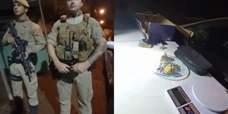 [Vídeo] Jovem de 18 anos é preso por tráfico de drogas em Jaraguá do Sul