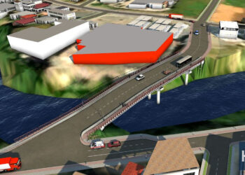 [Fotos] Jaraguá do Sul terá nova ponte sobre o Rio Jaraguá