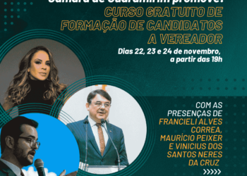 Câmara de Guaramirim confirma palestrantes para curso gratuito de formação de candidatos a vereador
