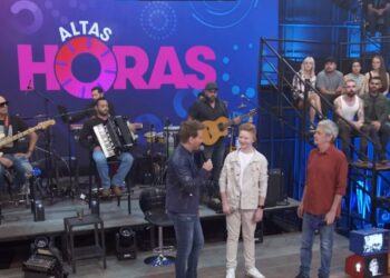 [Vídeo] Gustavo Bardim participa do Altas Horas da TV Globo com Michel Teló